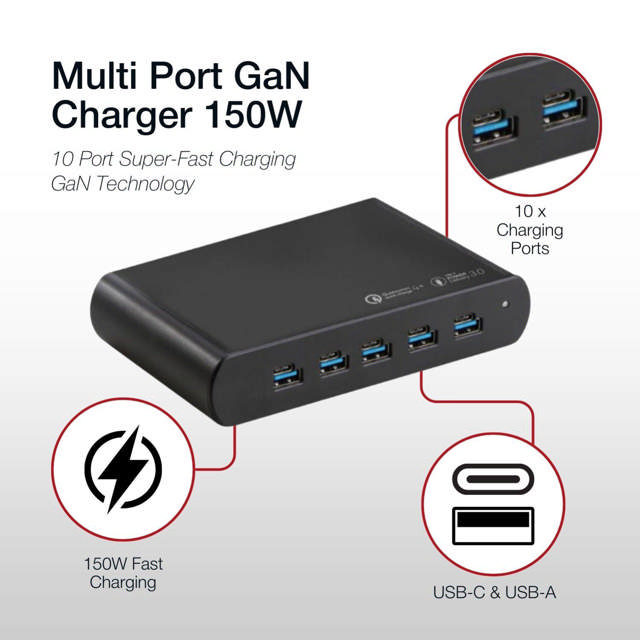 Shintaro 150W 5 Port GaN Charger
