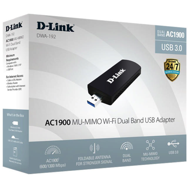 D-Link AC1900 Dual Band Wi-Fi USB3.0