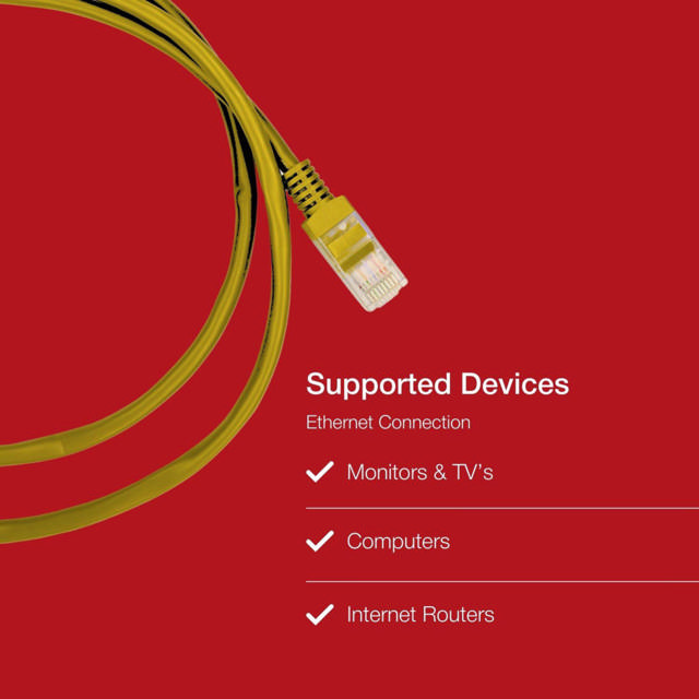 Shintaro Cat6 24 AWG Patch Yellow 15M