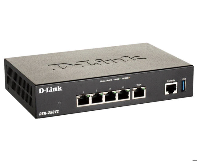 D-Link DSR-250V2 Unified Service Router