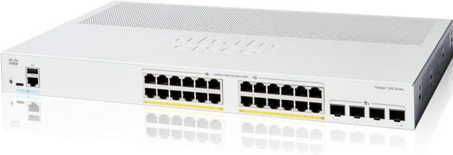 Cisco 24-Port GE 195W PoE+ 4 SFP+ Switch