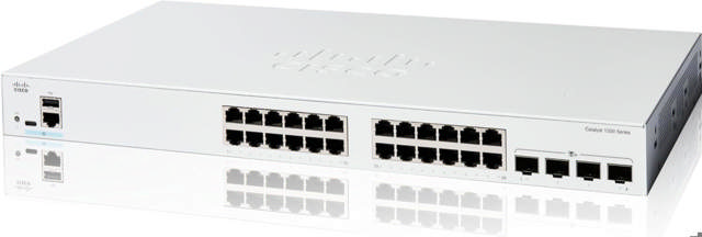 Cisco 24-Port GE + 4 SFP+ Switch