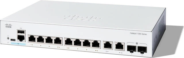 Cisco 8-Port GE + 2 Copper/SFP Combo