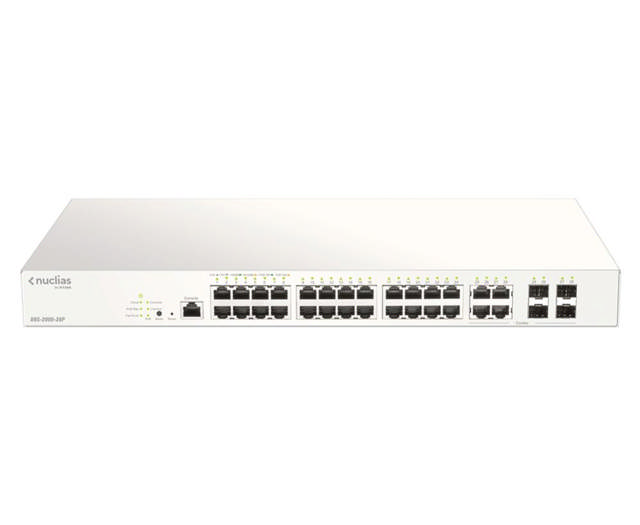 D-Link 28-Port Nuclias Cloud PoE Switch