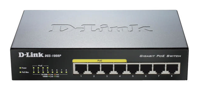 D-Link 8-Port Unmanaged Desktop Switch