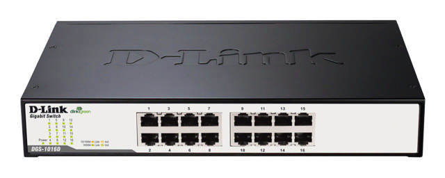 D-Link 16-Port Unmanaged Desktop Switch