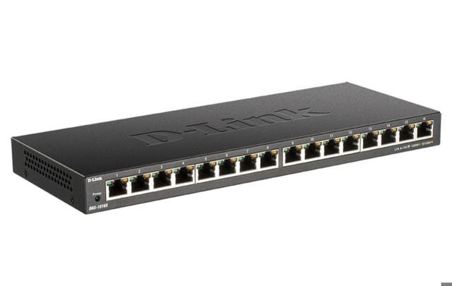 D-Link 16-P Low Profile Unmanaged switch