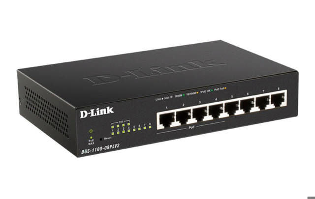 D-Link 8-Port Gigabit PoE Switch