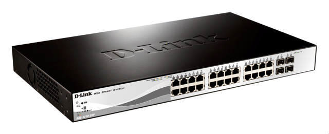 D-Link 28-Port Smart Managed Switch RJ45