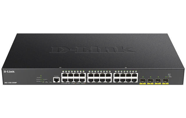 D-Link 28-Port Gbit Managed PoE Switch