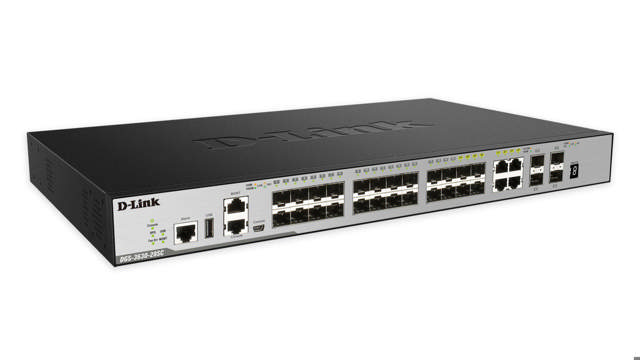 D-Link 28-Port Managed Switch SFP