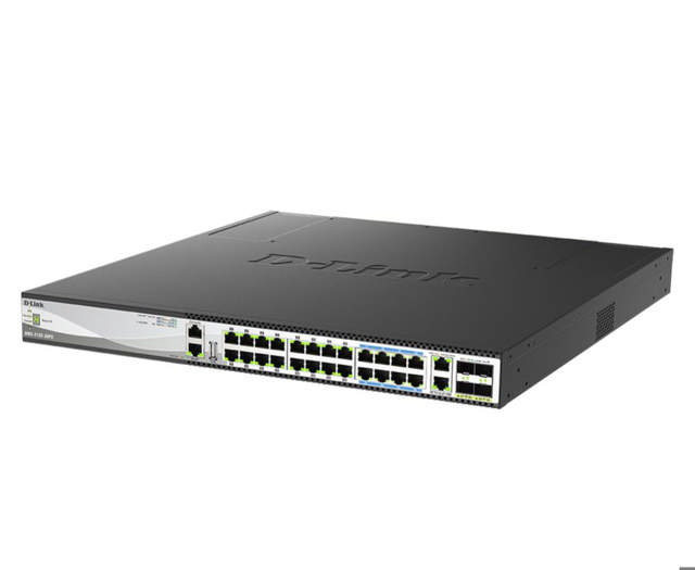 D-Link 30-Port Managed Switch PoE SFP28