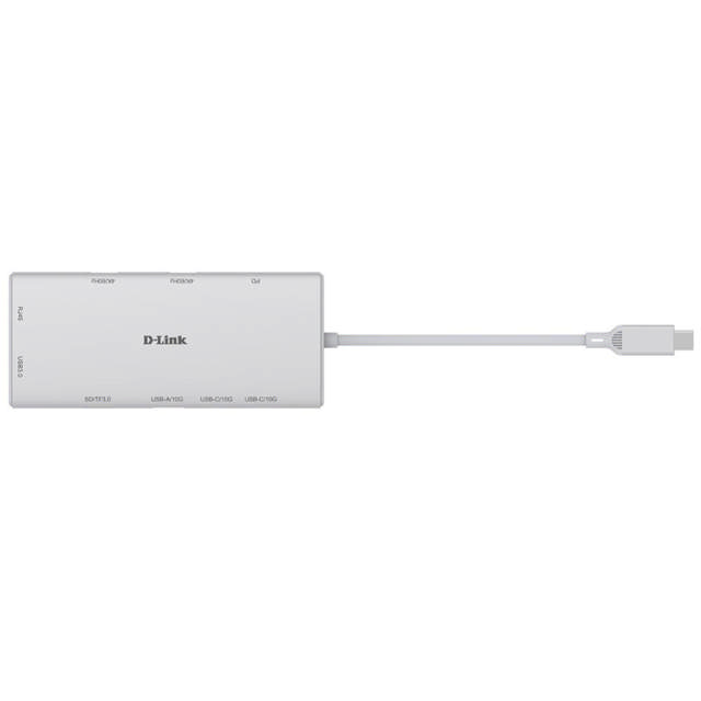 D-Link 10-in-1 USB-C Hub with Dual 4K