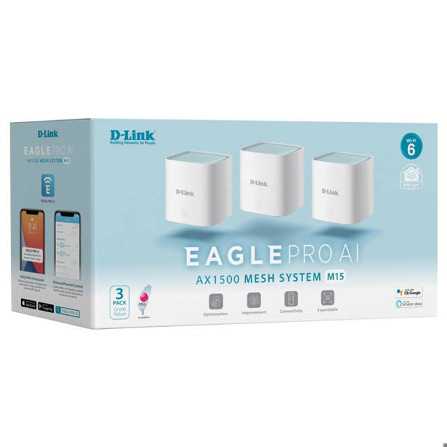 D-Link EAGLE PRO AI AX1500 Mesh 3-Pack
