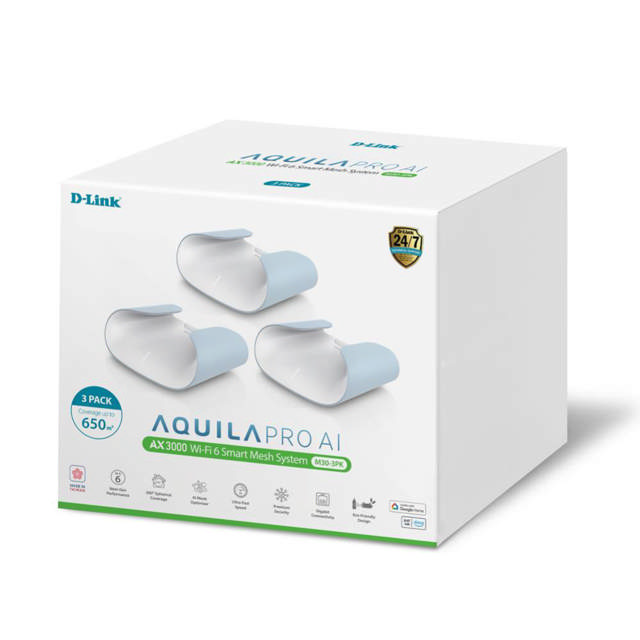 D-Link AQUILA PRO AI AX3000 3-Pack