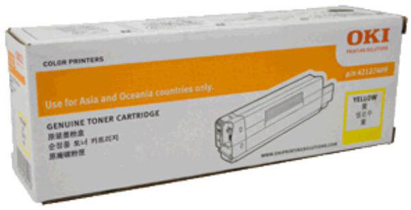 OKI TONER CARTRIDGE 46490609 YELLOW