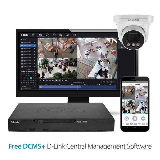 D-Link DCS-F4808E Vigilance 8 x 8MP Kit