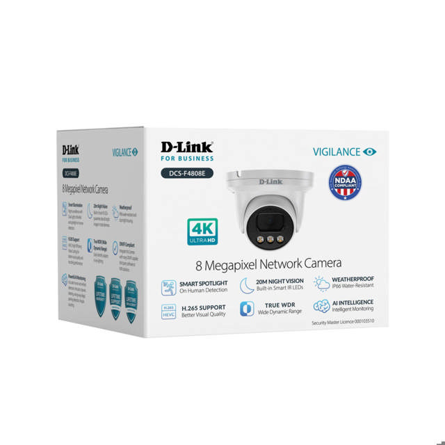 D-Link DCS-F4808E Vigilance 8 x 8MP Kit