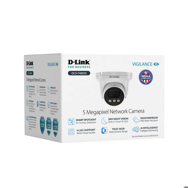 D-Link DCS-F4805E Vigilance 5 x 5MP Kit