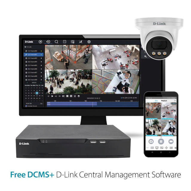 D-Link DCS-F4808E Vigilance 5 x 8MP Kit