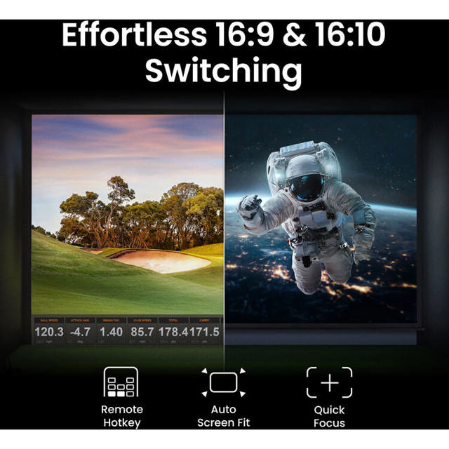 BenQ AK700ST Laser DLP 4000AL 4K Golf