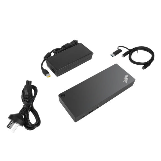 BOX OPENED Lenovo ThinkPad Hybrid USB-C with USB-A Dock