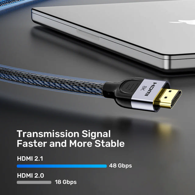 Unitek 1M Male to Male 8K HDMI2.1 Cable
