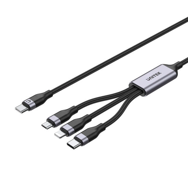 Unitek 3-in-1 USB-C to Lightning Micro