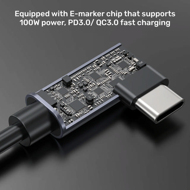 Unitek USB-C Dual 90-Degree Power Cable