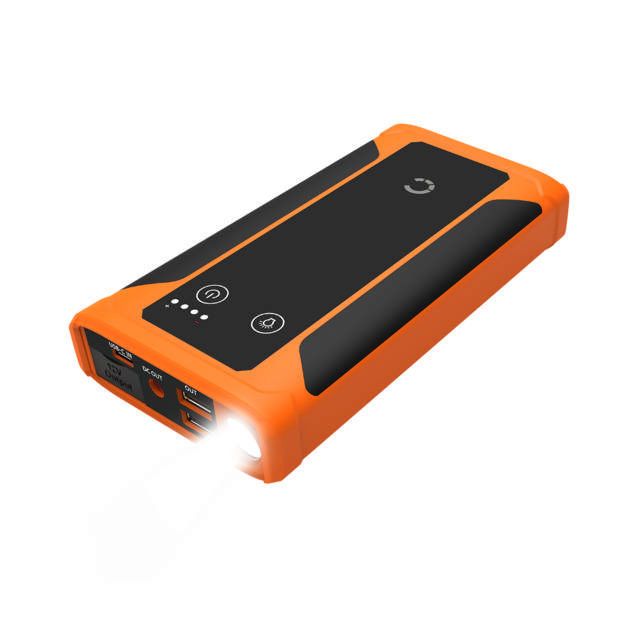 Cygnett ChargeUp Auto 10000mAh (10K) Power Bank & 12V Jump Starter - Black/Orange Trim