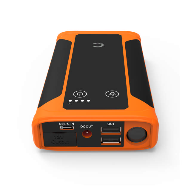 Cygnett ChargeUp Auto 10000mAh (10K) Power Bank & 12V Jump Starter - Black/Orange Trim
