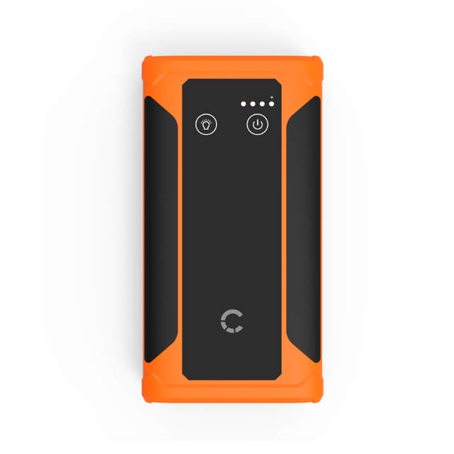Cygnett ChargeUp Auto 10000mAh (10K) Power Bank & 12V Jump Starter - Black/Orange Trim