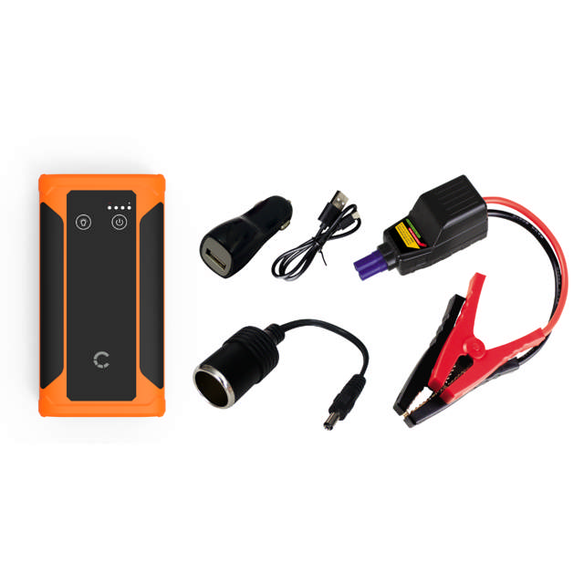 Cygnett ChargeUp Auto 10000mAh (10K) Power Bank & 12V Jump Starter - Black/Orange Trim