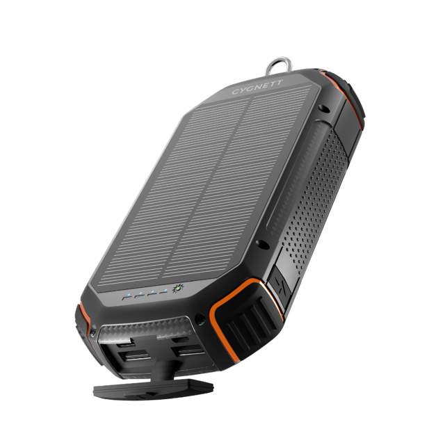 Cygnett ChargeUp Outback Gen 2 20000mAh (20K) Outdoor Solar Power Bank w/3-Mode Camping Light & Emer
