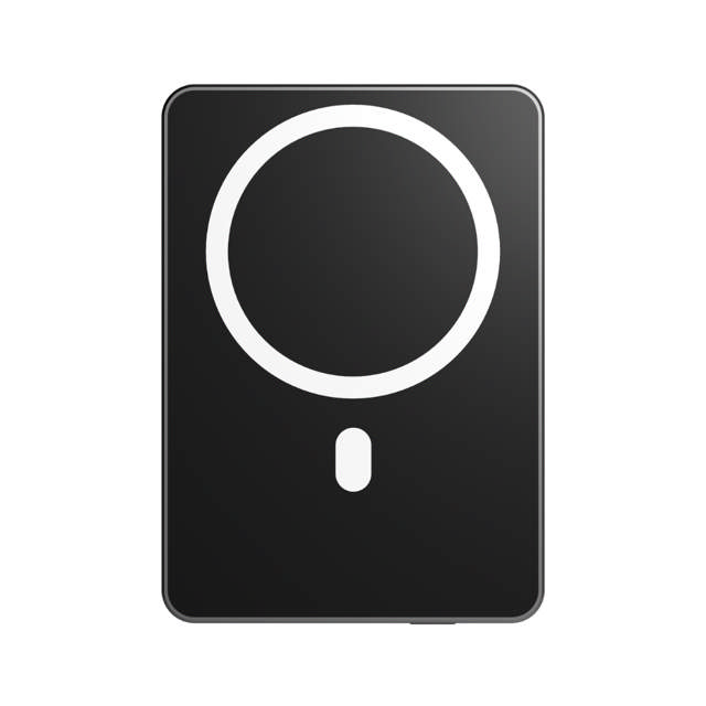 Cygnett MagSlim 5000mAh (5K) Magnetic Wireless Power Bank - Black