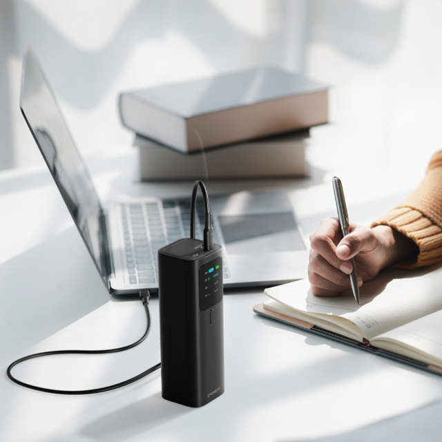 Cygnett Voyager HighPWR PD 3.1 148W 27000 (27K) Laptop Power Bank with Case - Black