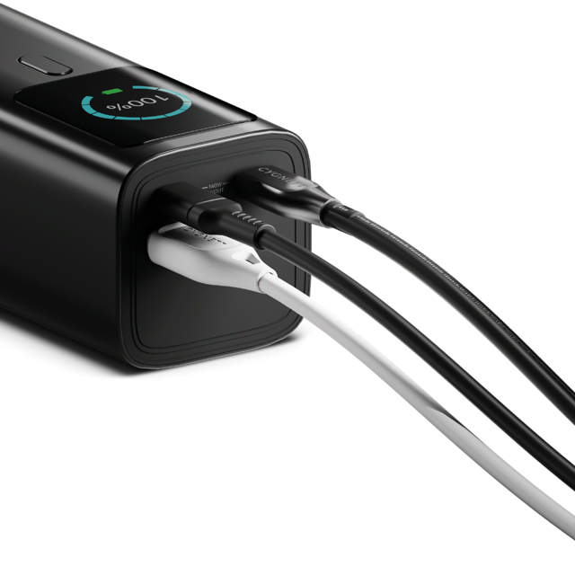 Cygnett Voyager HighPWR PD 3.1 148W 27000 (27K) Laptop Power Bank with Case - Black