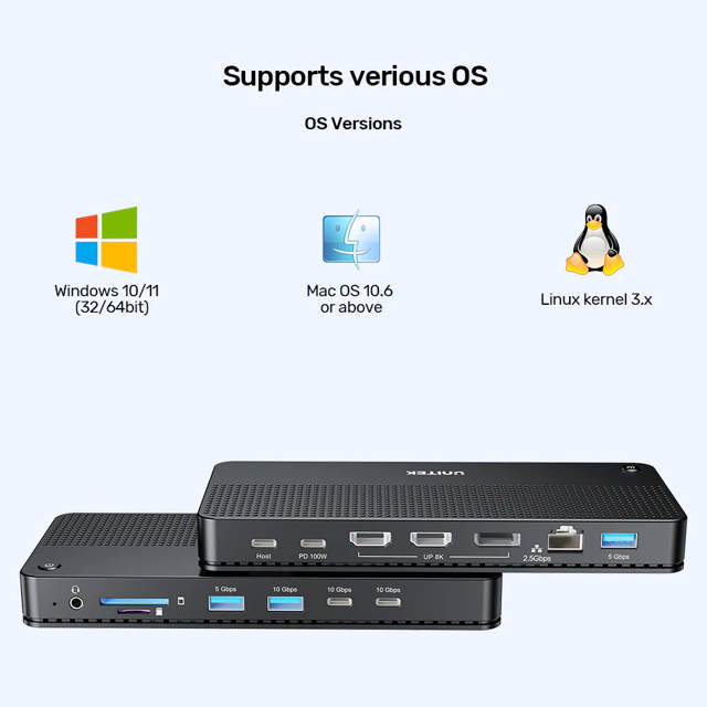 Unitek 13-in-1 USB-C 8K Docking Station