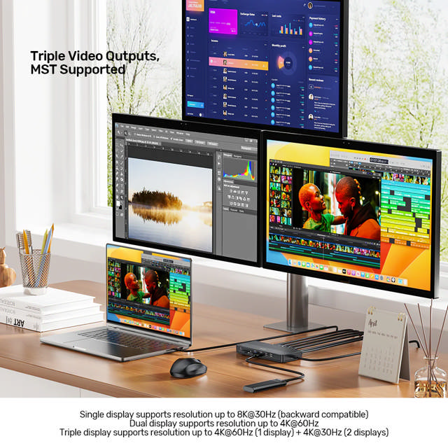 Unitek 13-in-1 USB-C 8K Docking Station