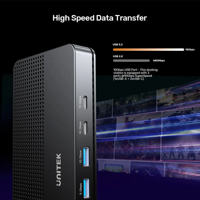 Unitek 13-in-1 USB-C 8K Docking Station