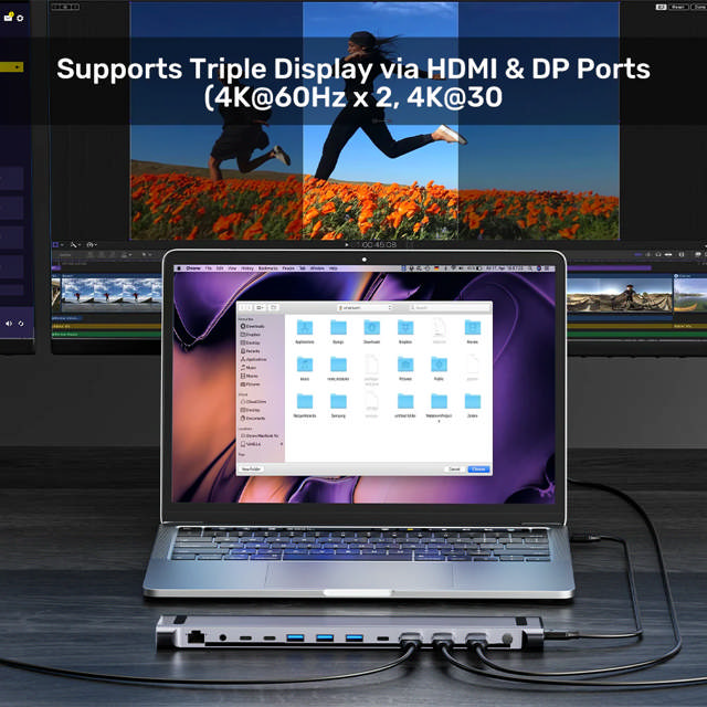 Unitek USB-C Triple 4K Docking Station