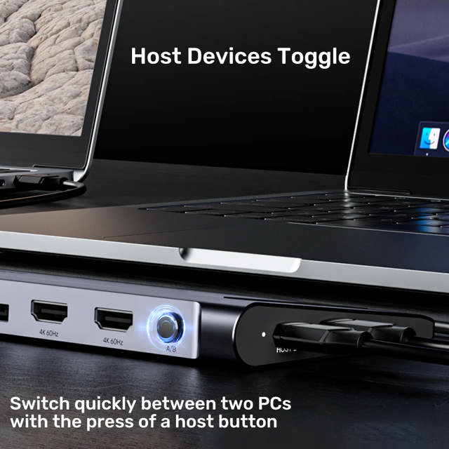 Unitek USB-C Triple 4K Docking Station