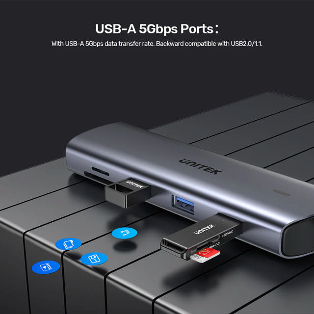 Unitek 9-in-1 USB-C Hub 4K Dual Display