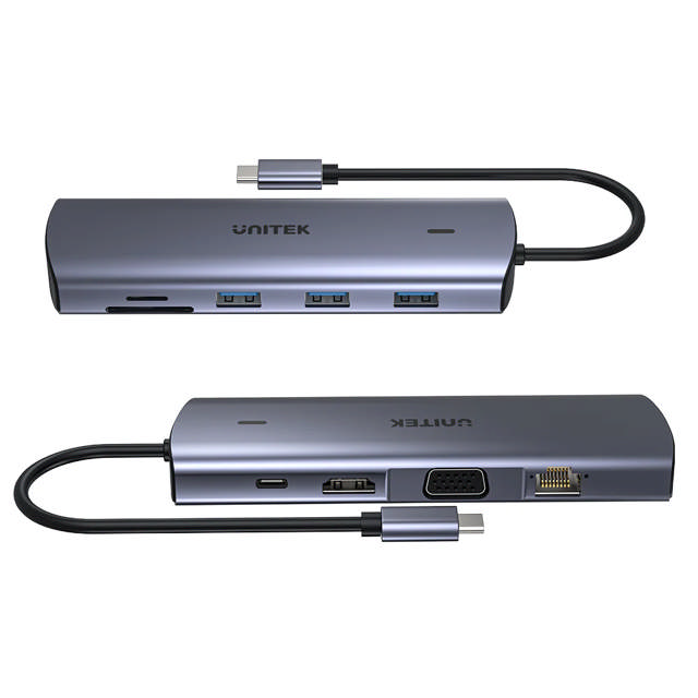 Unitek 9-in-1 USB-C Hub 4K Dual Display