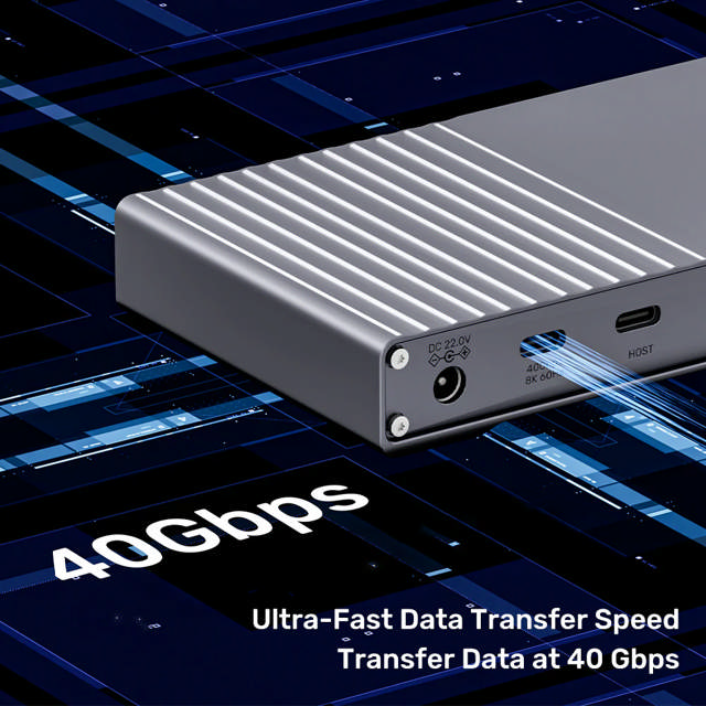 Unitek USB4 40Gbps Docking Station