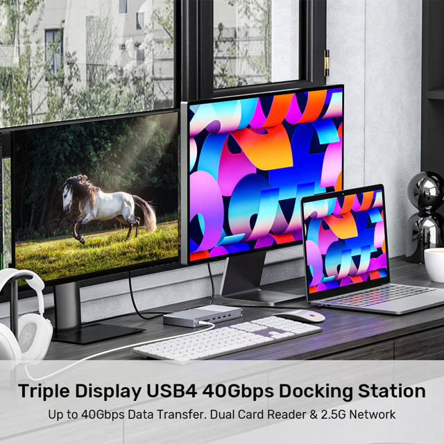 Unitek USB4 40Gbps Docking Station