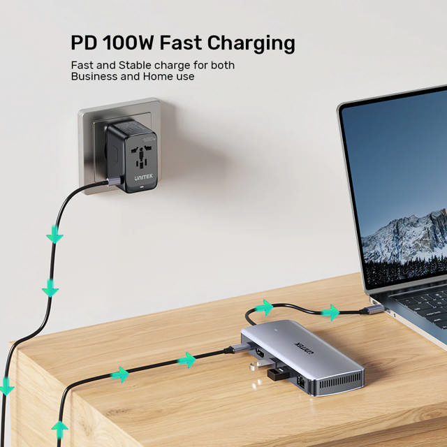 Unitek 6-in-1 USB-C Hub w/ M.2SSD Enc