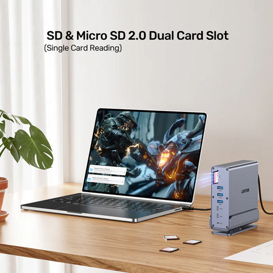 Unitek Universal DisplayLink Triple 4K Docking Station