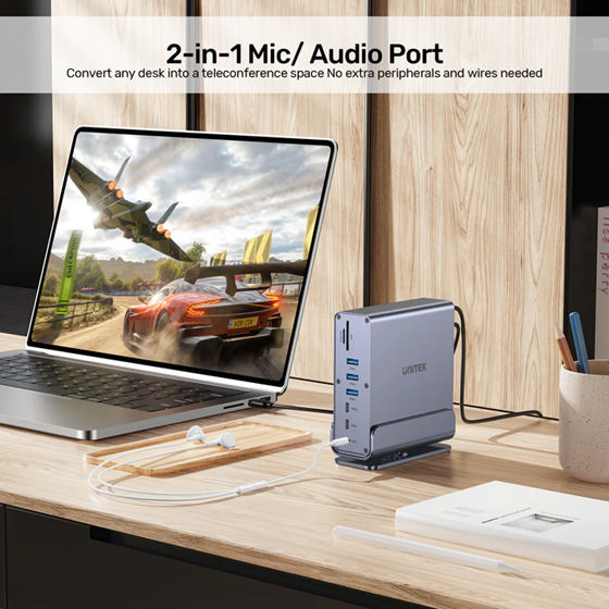 Unitek Universal DisplayLink Triple 4K Docking Station