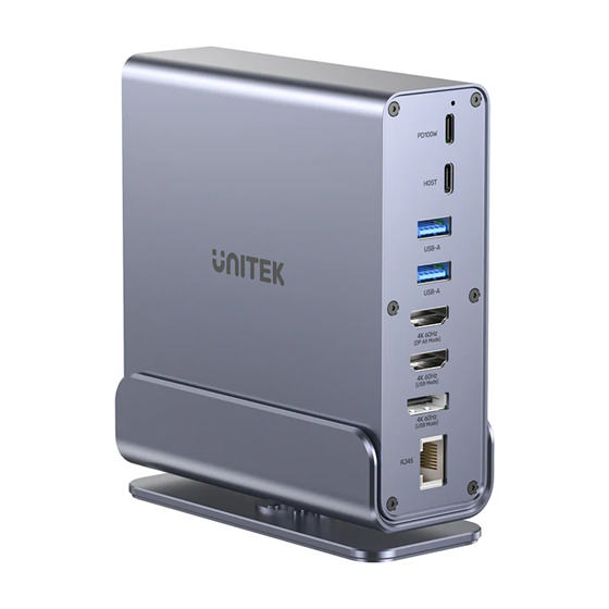Unitek Universal DisplayLink Triple 4K Docking Station